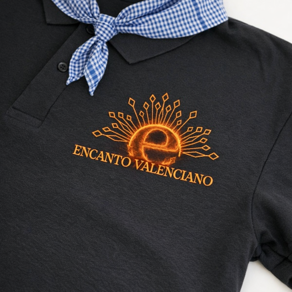 Camiseta Encanto Valenciano negra